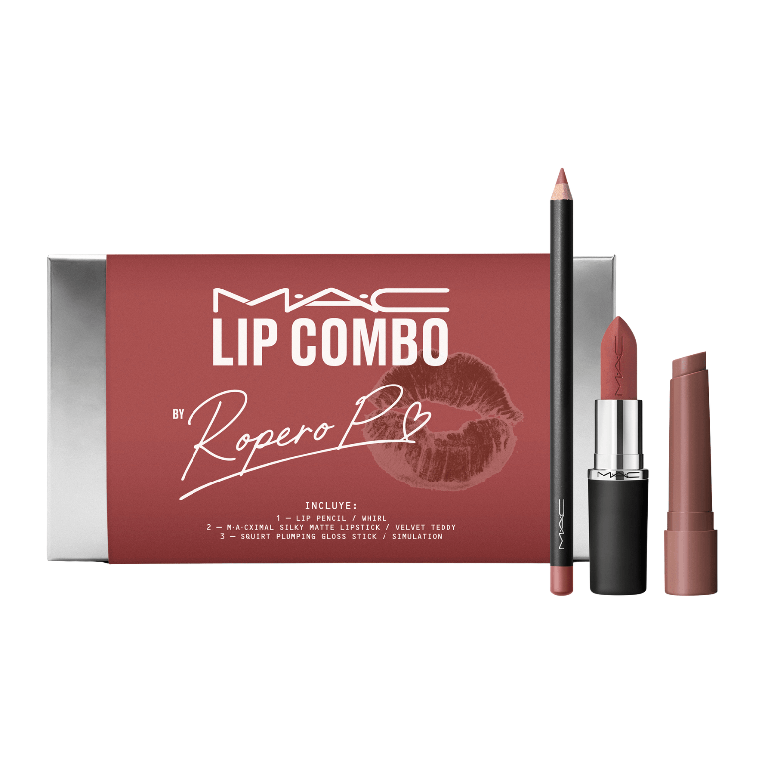 Kit de Labios Lip Combo x Ropero Paula